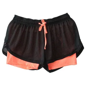 Yoga Shorts Women Fitness Elastic Running Workout Short Leggings