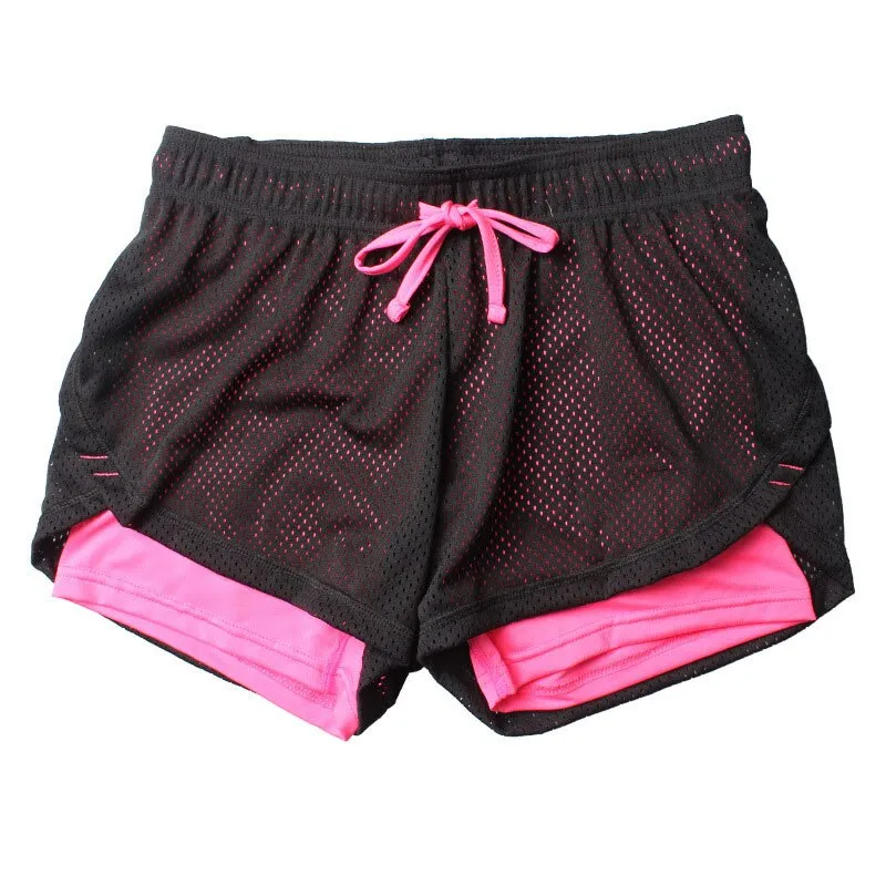 Yoga Shorts Women Fitness Elastic Running Workout Short Leggings
