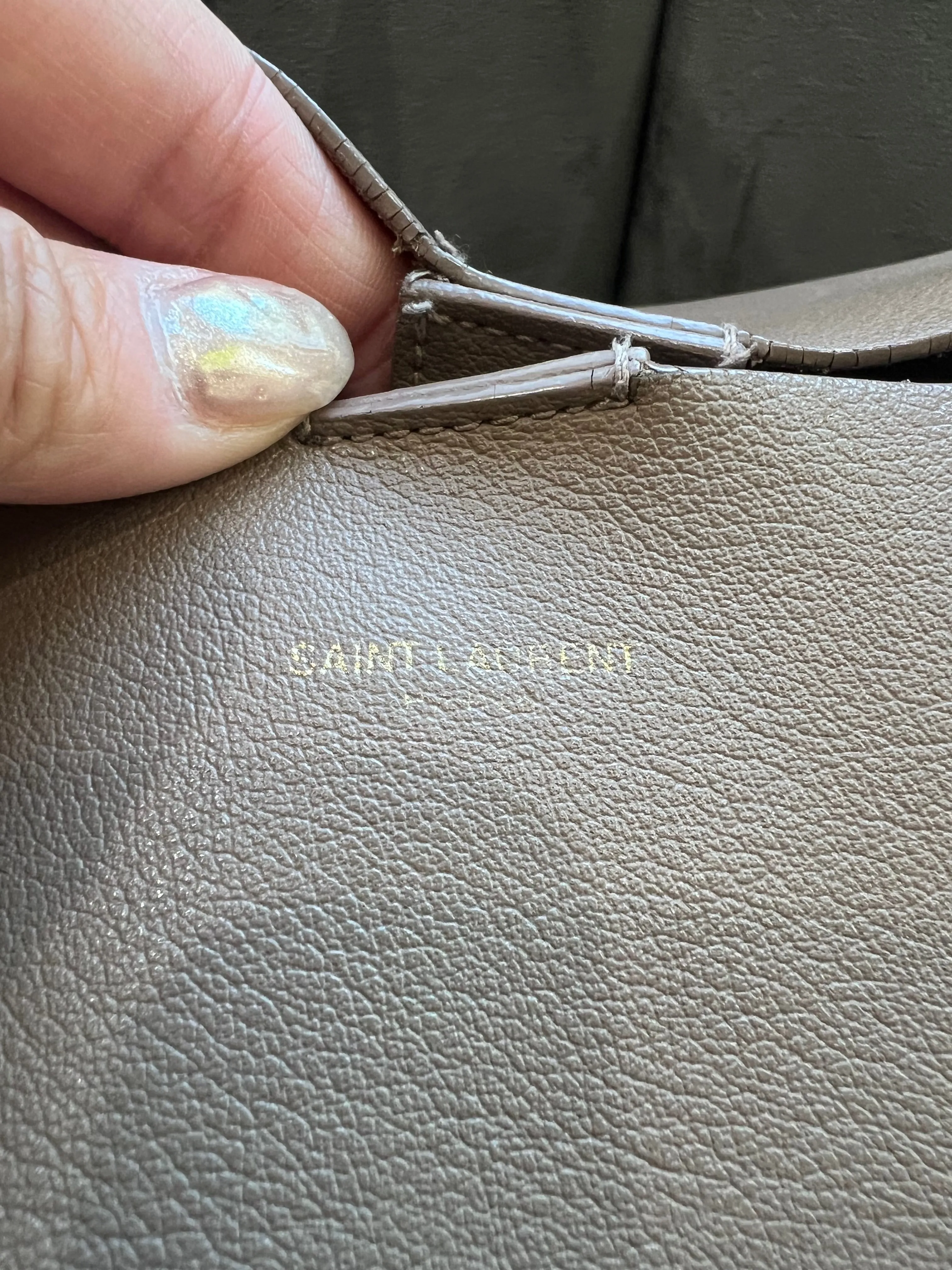 YSL large shopping tote