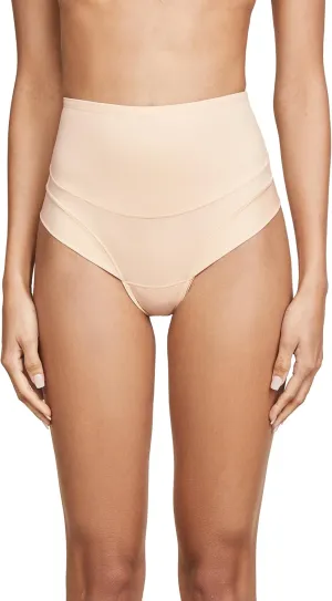 Yummie Tummie Tamers Mid Waist Thong Underwear