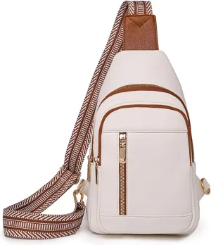 YYW Crossbody Bag for Women Sling Bag Leather Cross Body Chest Purse Handbag
